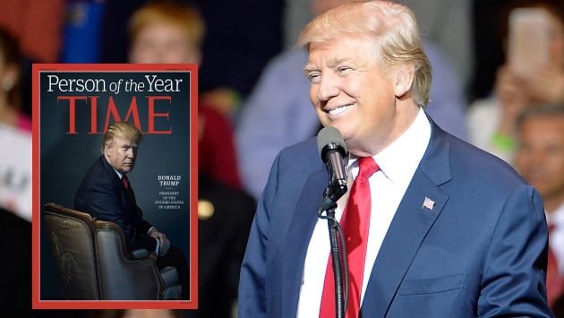 Donald Trump, persona del año para la revista Time. (AFP)