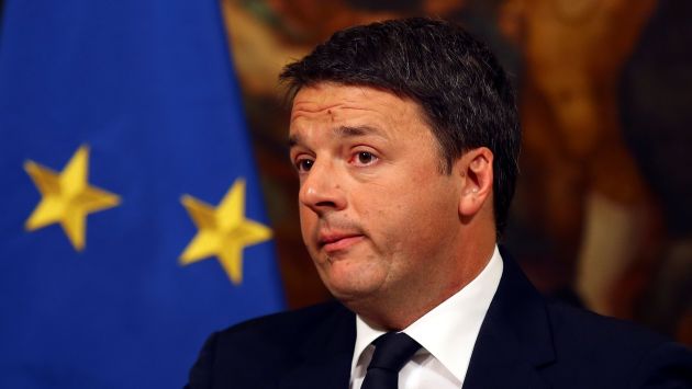 Jefe de gobierno de Italia, Matteo Renzi, anunció que dimitirá hoy. (Reuters)