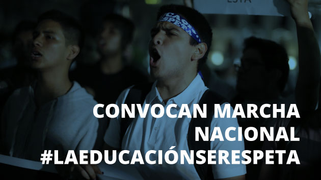 Convocan a marcha en contra de la censura del ministro Jaime Saavedra. (Perú21/Renzo Salazar)