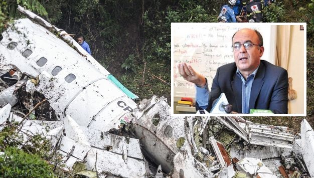 El ministro de Defensa de Bolivia, Reymi Ferreira acusó este viernes de “asesinato” al piloto del avión de LaMia. (AFP)