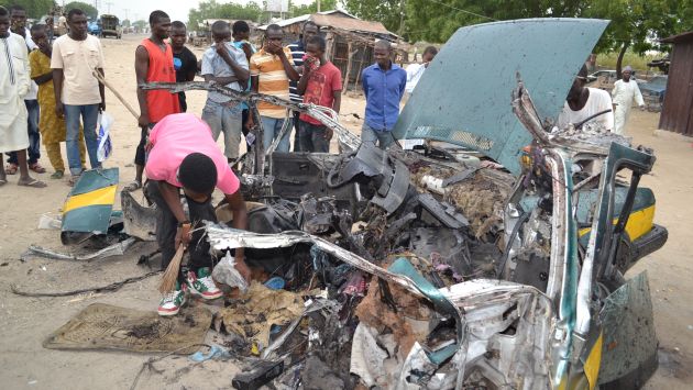 45 muertos y 33 heridos dejó un doble atentado suicida en Nigeria (AFP)