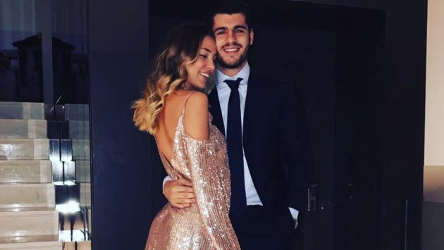 Álvaro Morata le pidió la mano a su novia a mitad de una función de magia.  (Instagram)