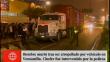 Ventanilla: Joven en aparente estado de ebriedad falleció atropellado por un camión