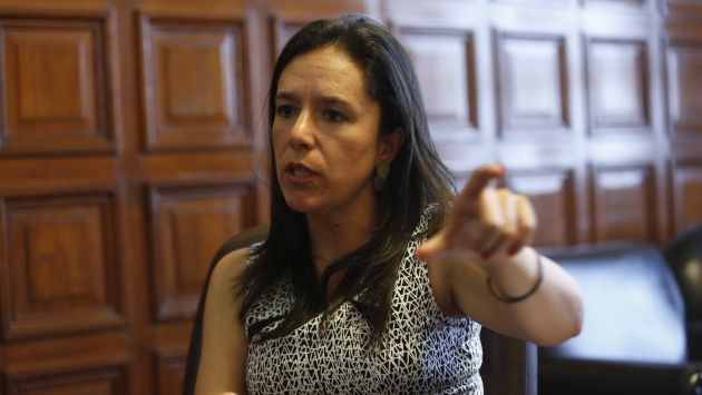 Marisa Glave se opone a censura de Jaime Saavedra. (Roberto Cáceres)
