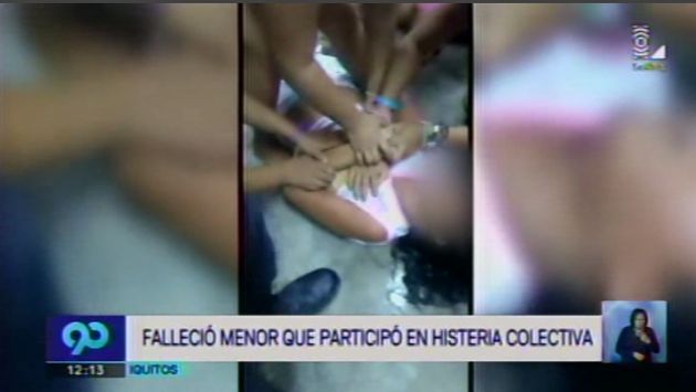 Iquitos: Menor murió durante histeria colectiva. (Latina)