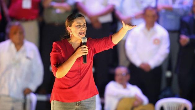 Verónika Mendoza arremetió contra los congresistas fujimoristas. (USI)