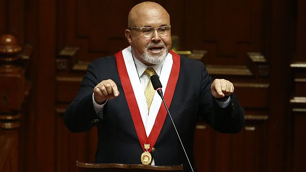 Carlos Bruce respaldó decisión del presidente Kuczynski. (Renzo Salazar)