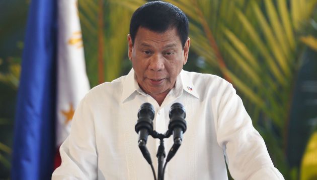 Rodrigo Duterte, presidente de Filipinas (AP).