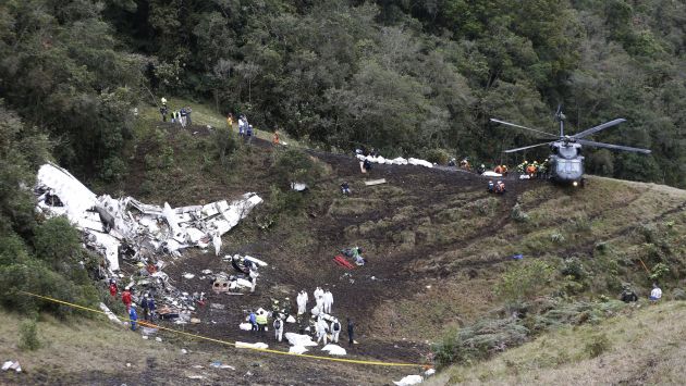 'Cerro Capecoense' se llamará zona donde cayó el avión donde iba todo el equipo de fútbol brasileño. (AP)