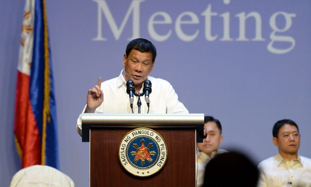 El presidente Rodrigo Duterte cuenta con el 63% de popularidad en Filipinas (AFP). 