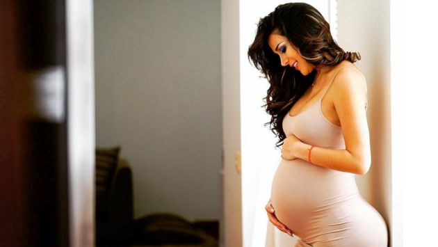 Silvia Cornejo mostró imágenes de la evolución de su embarazo. (Instagram)