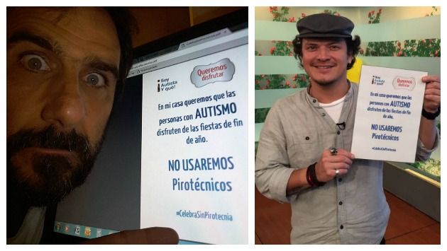 Diversos personajes se suman a campaña #CelebraSinPirotecnia para proteger a personas con autismo. (Perú21)