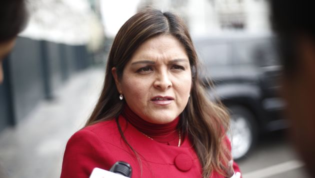 Karina Beteta defendió a su lideresa. (Renzo Salazar/Perú21)