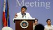 "Si estás en drogas, te mataré", la advertencia del presidente de Filipinas