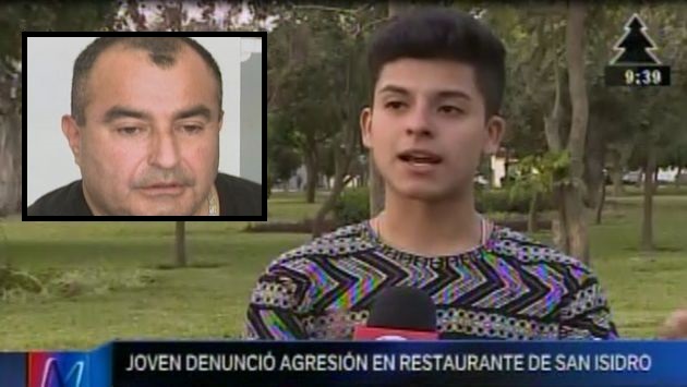Alexander Araujo (22) denunció haber sido víctima de agresión y discriminación por su orientación sexual por parte de Daniel Pajares Bertinetti. (Captura)
