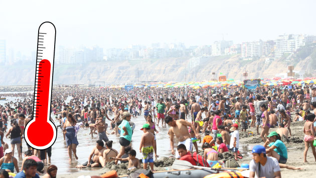Lima soportará sensación térmica de hasta 36°C este verano (USI)