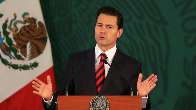 Enrique Peña Nieto dijo que "el sector salud se ha enfocado en prestarle atención médica a las personas lesionadas". (Reuters)