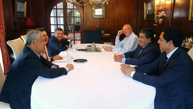 El jefe de Estado dialogará con el excandidato presidencial César Acuña. (Difusión)