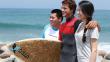 Jóvenes peruanos crearon primer prototipo híbrido de tabla de surf hecha con fibra de ichu
