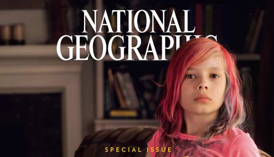 Jackson Avery en la portada de la National Geographic. (Captura)
