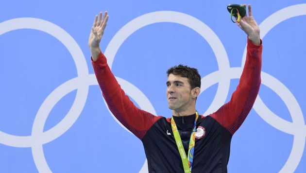 Michael Phelps sumó cinco medallas de oro y una de plata en Río 2016. (AFP)