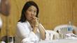 Keiko Fujimori no confirmó si asistirá a la reunión del Acuerdo Nacional 