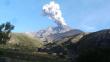 Moquegua: Volcán Ubinas registra un promedio de 60 sismos por día 