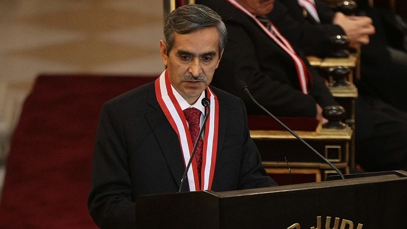 Duberlí Rodríguez asume como presidente del Poder Judicial este lunes. (USI)