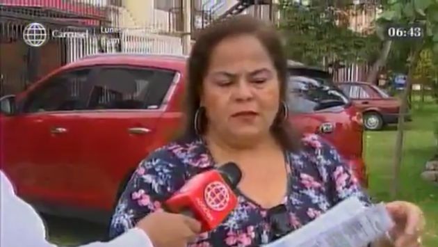 Mujer denunció que una de las dos fotopapeletas que recibió no corresponden a su auto. (Captura de TV)