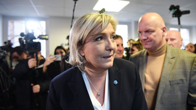 Le Pen es de la ultraderecha y está en contra de la migración. (AFP)