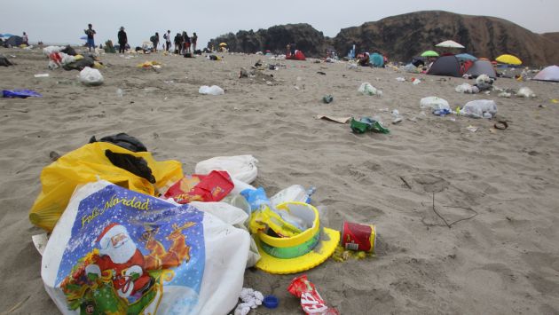 Municipalidad de Barranco multará con S/2,025 a baññistas que arrojen basura en las playas. (USI/Referencial)