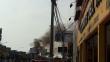 Pueblo Libre: Se registró un incendio en un taller de motocicletas