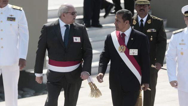 Responderán. Ollanta Humala y Pedro Cateriano tendrán que volver al Congreso por el satélite. (Mario Zapata/Perú21)