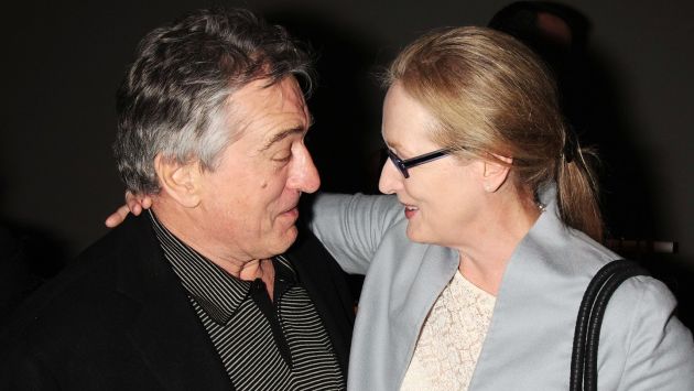 Robert De Niro respaldó a Meryl Streep tras su discurso en los Globos de Oro. Créditos: Getty Images.