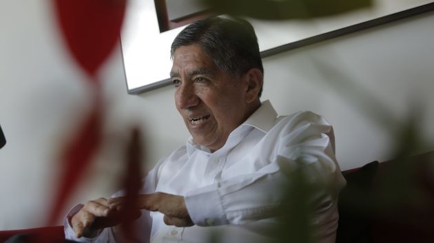 "El procurador anticorrupción está cumpliendo su trabajo", dijo Avelino Guillén. (Piko Tamashiro/Perú21)