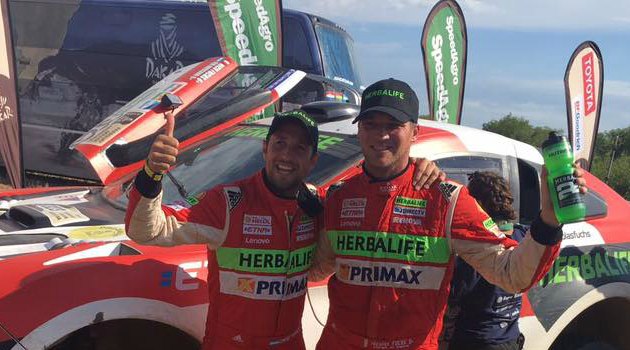 Nicolás Fuchs cerró el Dakar 2017 con una gran etapa doce, donde aguantó el ataque de Mikko Hirvonen para mantener el puesto 12 