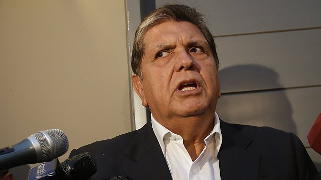 Alan García expresó su disposición a asistir a la Comisión Lava Jato . (Anthony Niño de Guzmán)