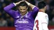 Real Madrid cayó 2-1 ante el Sevilla y cortó su racha de partidos sin perder