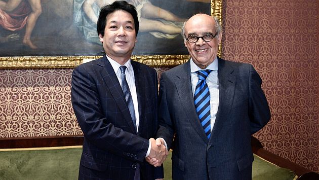 Viceministro de Asuntos Exteriores de Japón visitó el Perú. (@CancilleriaPeru)