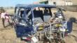 Tumbes: Accidente de carretera deja dos muertos y 16 heridos