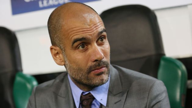 El técnico del Manchester City, Josep Guardiola habló sobre su futuro en la Premier League. (AFP)