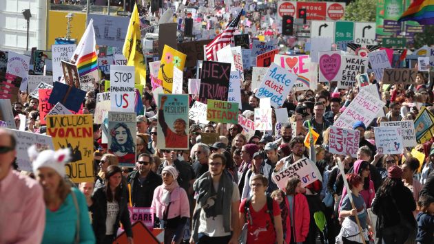 Revive la Marcha de las Mujeres con los mejores tuits de la histórica jornada en Estados Unidos. (EFE)