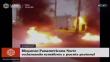 Vehículos quedan varados en Chancay por protesta en la Panamericana Norte