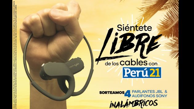 ¡Perú21 sortea 4 parlantes JBL y 4 audífonos inalámbricos!