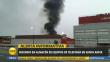 Incendio consumió el depósito de una empresa de telefonía en Ate [Video]
