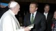 Arnold Schwarzenegger visitó al Papa Francisco en El Vaticano