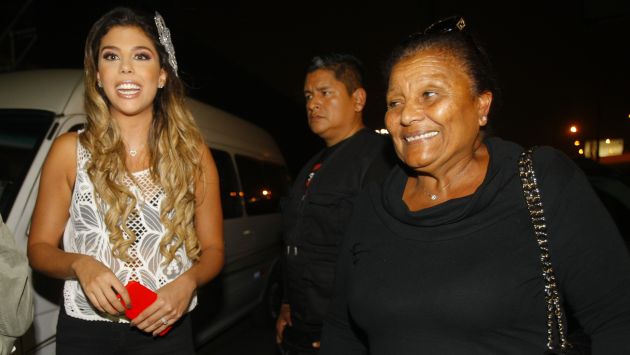 Petronila González aseguró que está contenta con Alondra García Miró. (USI)