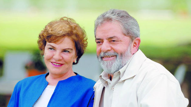 Marisa Leticia Rocco y Luiz Inácio 'Lula' da Silva. (USI)