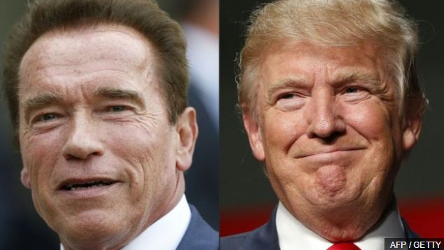 Arnold Schwarzenegger a Donald Trump: “Por qué no intercambiamos puestos?”. (AFP/GETTY)