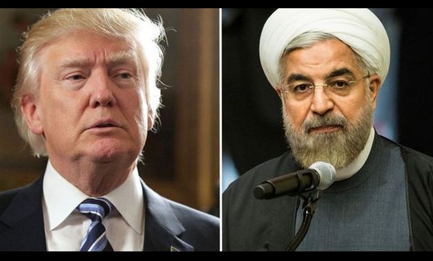 Donald Trump, presidente de EE.UU., y  Hasan Rohani, mandatario de Irán (Infobae.com).